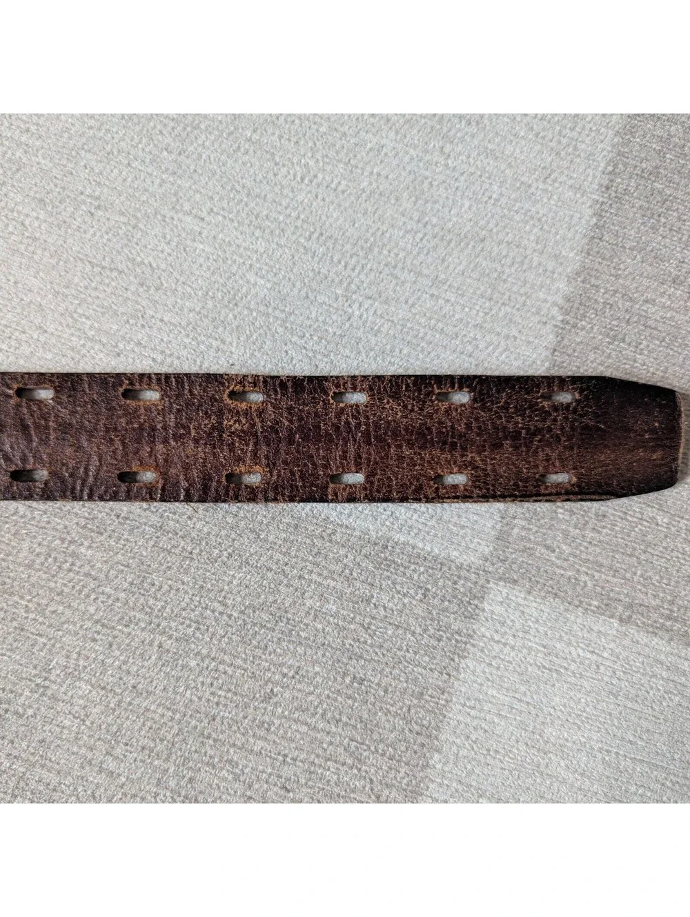 Fossil leather double prong belt - Size 34